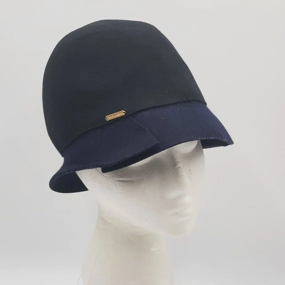 Vince Camuto 2-Tone Wool Cloche
